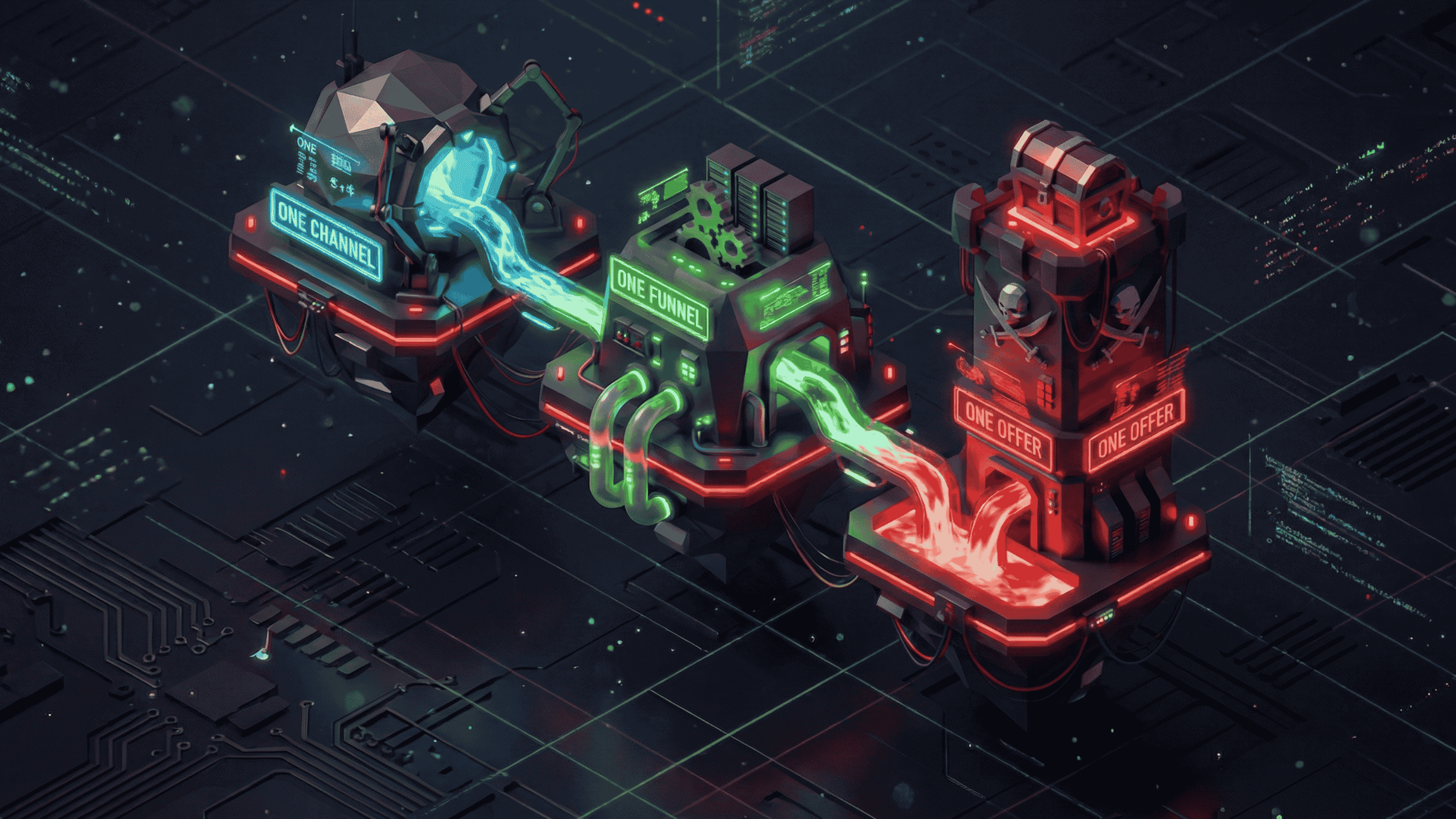 The Calm Builder Funnel:
One Channel. One Journey. One Offer.