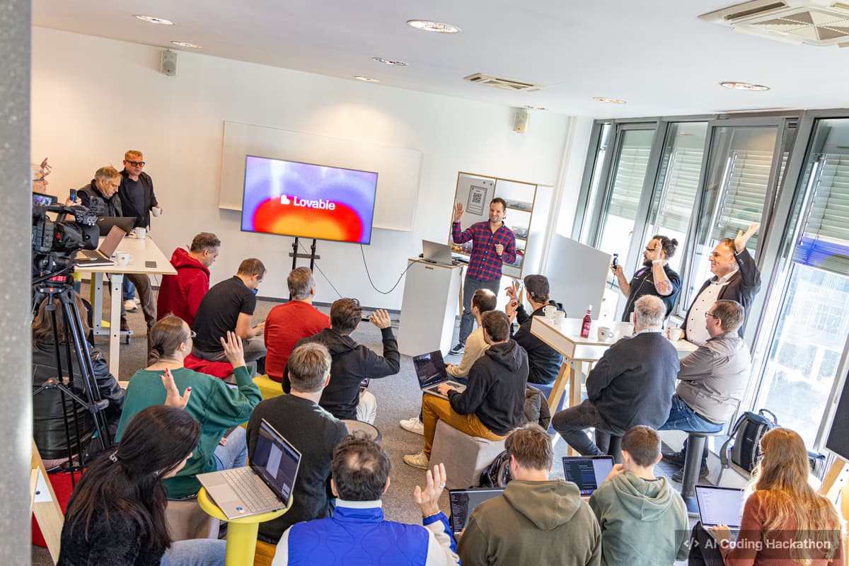 Audience watching keynote presentation