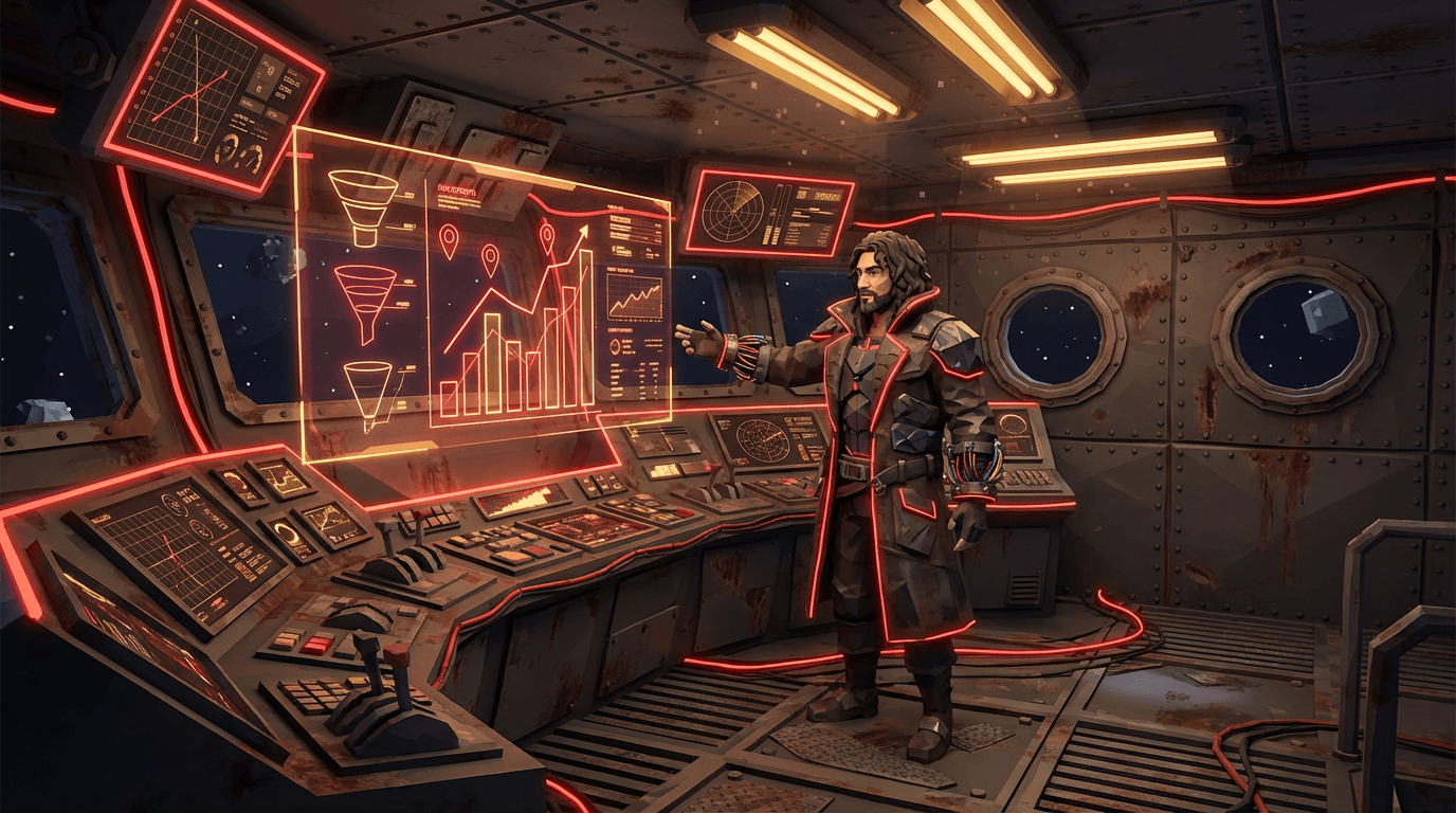 The Captain at the command bridge — your growth brain on call