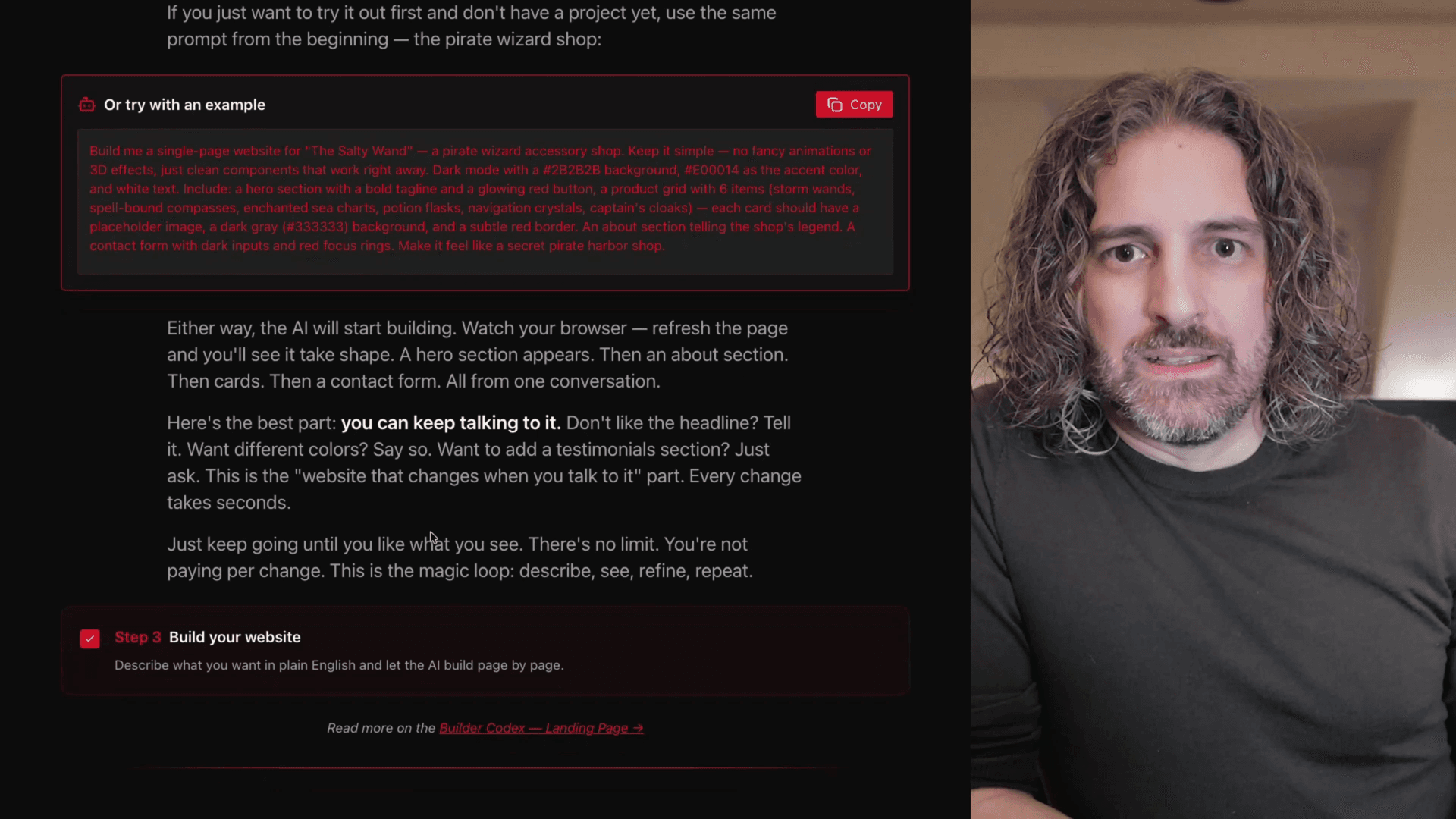 Saving a project to GitHub — the AI initializes Git, creates a commit, and pushes to a new repository.