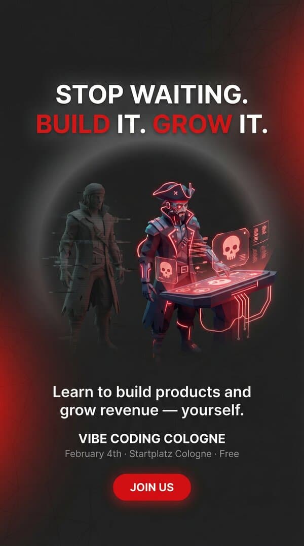 Autonomy angle creative - Stop waiting, build it yourself