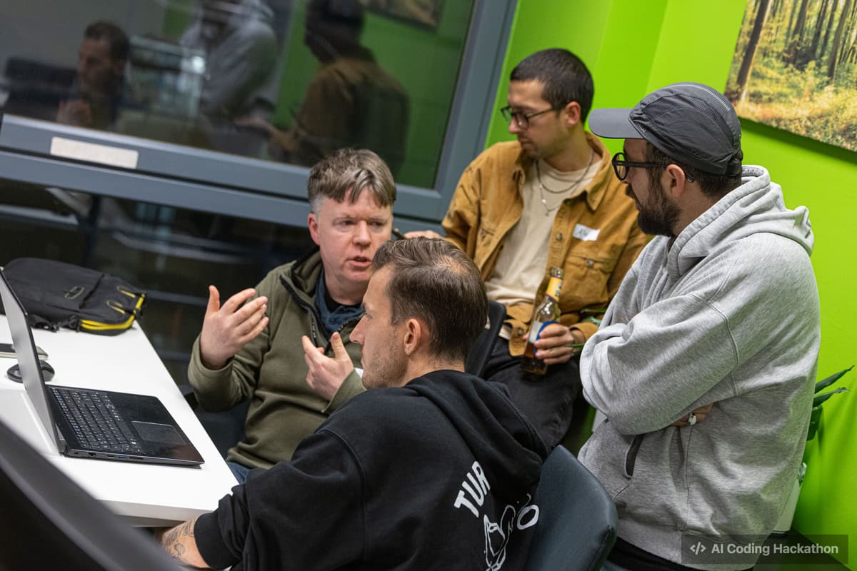 Team collaboration during coding session